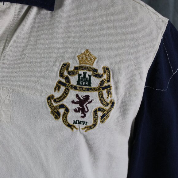 Vintage Polo Rugby Jersey - Polo NYC number 6 - Men's Medium ] - Picture 3 of 10
